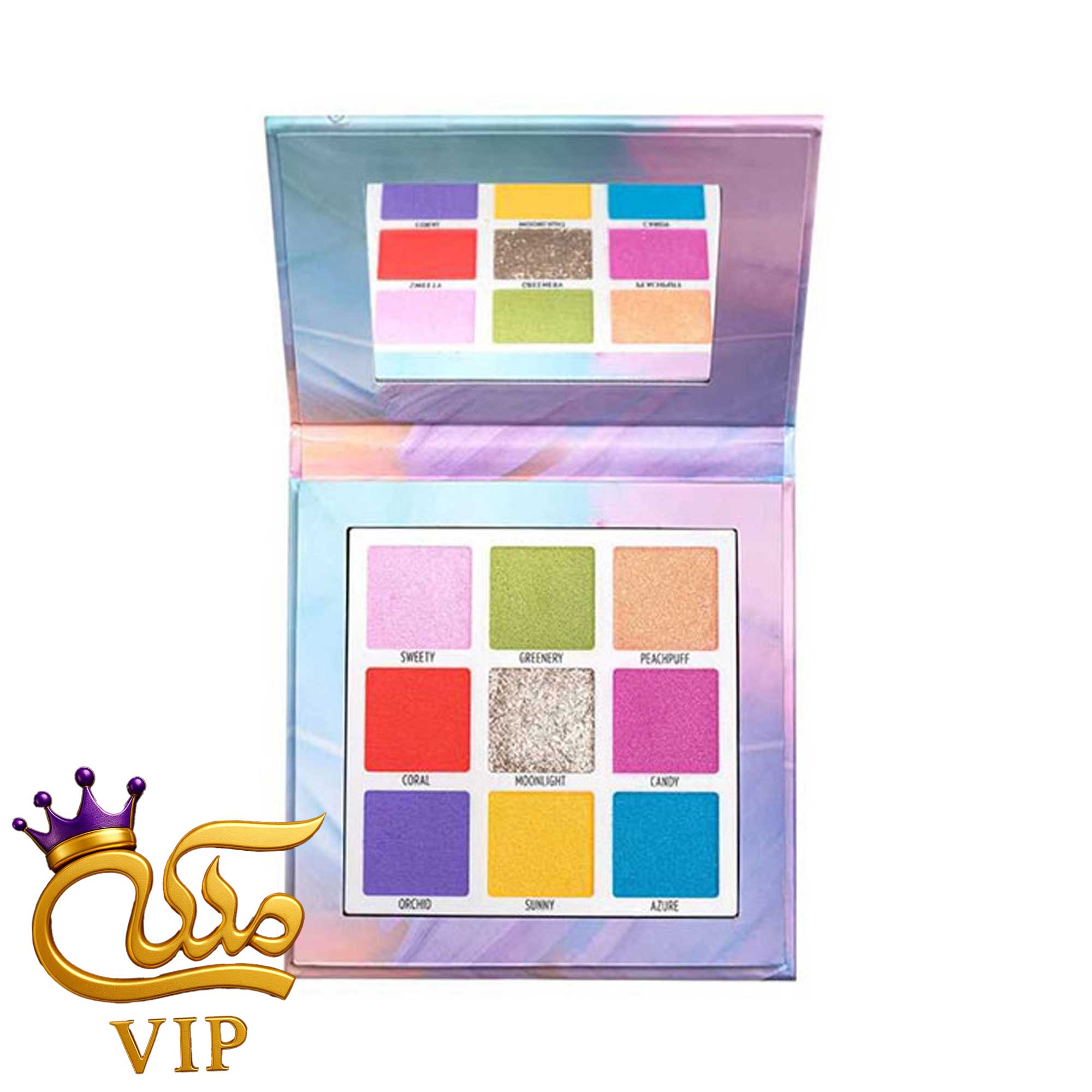 پالت سایه چشم 9 رنگ گلدن رز مدل Colorpop